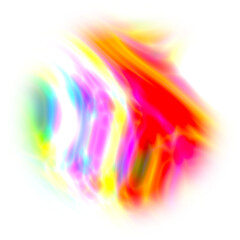 Obraz premium Circle Holographic light Shape