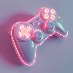 Pink Neon LED Controller: High-Angle Shooting Session