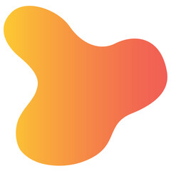 Fluid Gradient Shape Illustration