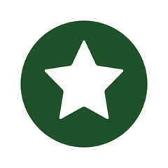 Obraz premium Green Rating Icon