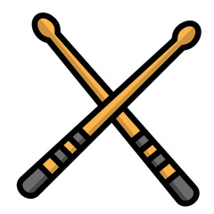 Drumsticks Icon