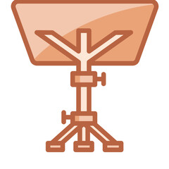 Fototapeta premium Sheet Holder Icon