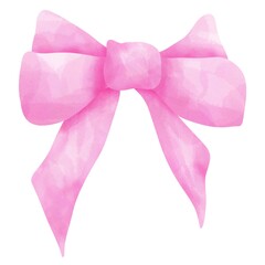 watercolor pink bows