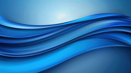 Fototapeta premium Vibrant blue abstract background with copy space in vector format for versatile design use.