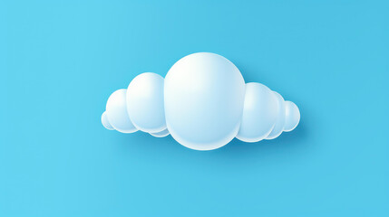 Engage your audience with captivating content displayed in a speech bubble on a vibrant blue background.