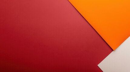 Vibrant color paper geometric design with gray and brown tones.