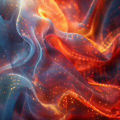 Fototapeta premium A stunning abstract multicolor spectrum