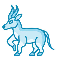Fototapeta premium Antelope Icon