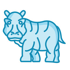 Hippopotamus Icon