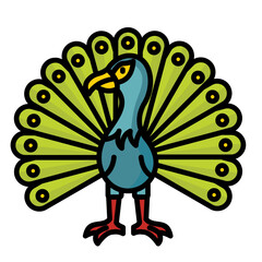Peacock Icon