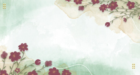 background with flowers