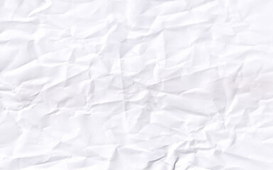 Clean crumple paper texture, wrinkled, abstract background vector. Abstract background with white crumpled paper.