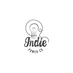 Creative Bulb Electric Power Logo Design Template