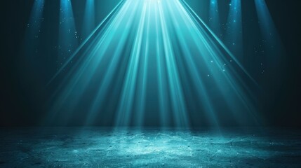 Vibrant vector illustration of blue spotlights, perfect for adding a pop of color to design projects.