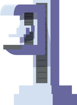 purple mammogram machine, medical equipment clip art preview