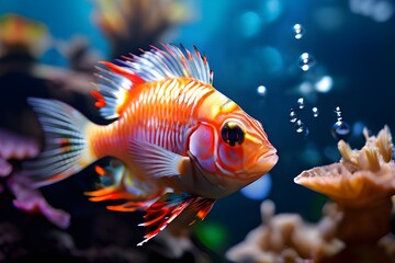 Fototapeta premium yellow tang fish