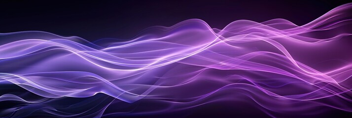 Fototapeta premium Abstract Purple Waves