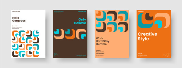 Creative Poster Template. Geometric Book Cover Layout. Isolated Report Design. Business Presentation. Banner. Brochure. Background. Flyer. Leaflet. Newsletter. Advertising. Catalog. Notebook