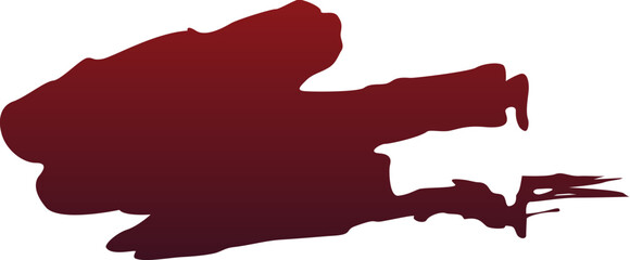 A vector of blood splatter or splash or drip or spray for Halloween, crime, murder, and horror motive.