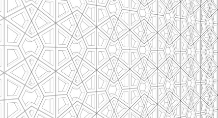 decorative grid abstract ornament 3d illustration
