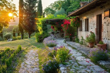 Rustic Countryside Cottage in Italy
