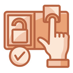 Biometric Authentication Icon