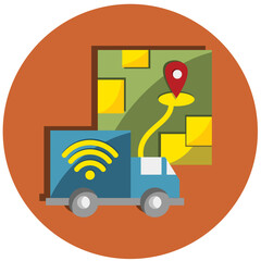 Smart Logistics Icon