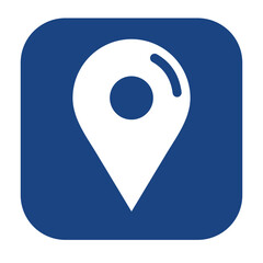 Location Icon in Rectangle