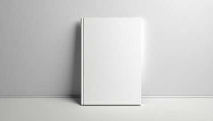 Magazine Mockup - White Booklet or Brochure Template for Design Showcase or Portfolio - Background for Advertisement, Mook, Catalog or Presentation - Mock-up for Paperback Textbook