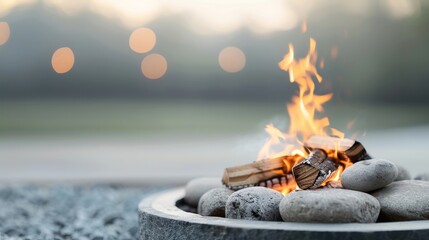 Cozy Outdoor Fire Pit With