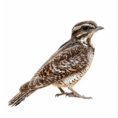 Fototapeta premium Beautiful bird isolated on white background. Common Wood Quail (Gallus gallus)