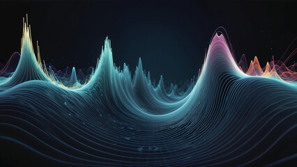 Sound wave, abstraction, imitation