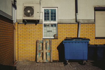 Naklejka premium industrial, industry, dumpsters, waste management