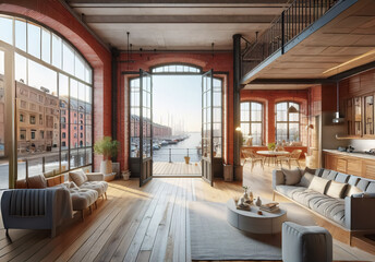 Fototapeta premium Modernes Loft - Interieur