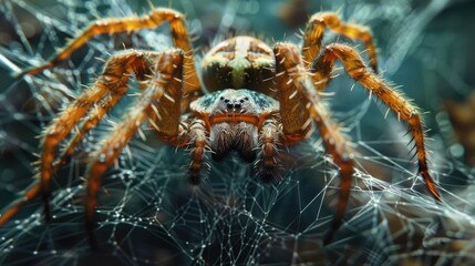 Arachnid in a Net