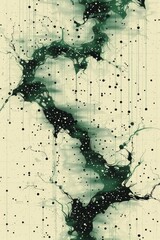  Minimalist vector, hot spring, style of circuit boards, muted, pale blue, gray