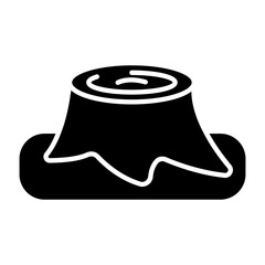 Tree stump line icon. Deforestation, logging, environmental issue, cut tree, forest destruction, wood, nature impact, ecology, tree stump, environmental, deforestation, logging, forest, nature