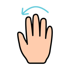 Touch pad icon. Index finger, doubleclick, decrease, increase, turn, rotation, approximation, press, Scrolling, click, arrow, sensor, turn. Zoom in, move, response time, x2