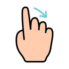 Touch pad icon. Index finger, doubleclick, decrease, increase, turn, rotation, approximation, press, Scrolling, click, arrow, sensor, turn. Zoom in, move, response time, x2
