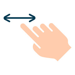 Touch pad icon. Index finger, doubleclick, decrease, increase, turn, rotation, approximation, press, Scrolling, click, arrow, sensor, turn. Zoom in, move, response time, x2