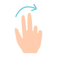 Touch pad icon. Index finger, doubleclick, decrease, increase, turn, rotation, approximation, press, Scrolling, click, arrow, sensor, turn. Zoom in, move, response time, x2