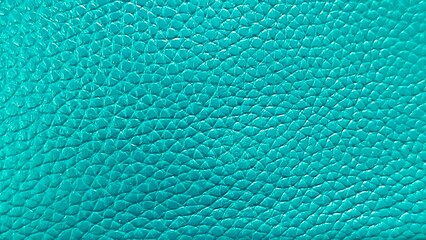 Close-Up Green Leather Texture Background