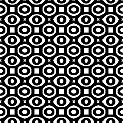 Monochrome pattern, Abstract texture for fabric print, card, table cloth, furniture, banner, cover, invitation, decoration, wrapping.seamless repeating pattern.Black color.