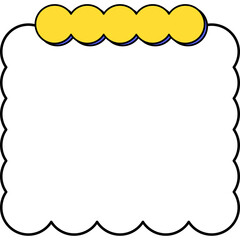 네모 프레임 장식