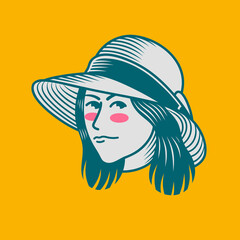 Character design avatar flat minimalist 146