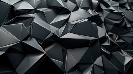 Fototapeta premium Abstract triangle pattern creates a wallpaper background. Modern design highlights geometric shapes.