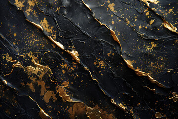 Fototapeta premium Luxury black background with gold