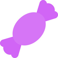 Purple Tombstone Icon in Flat Style.