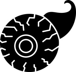 Spell Book Icon in Glyph Style.