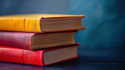 The Stack of Colorful Books